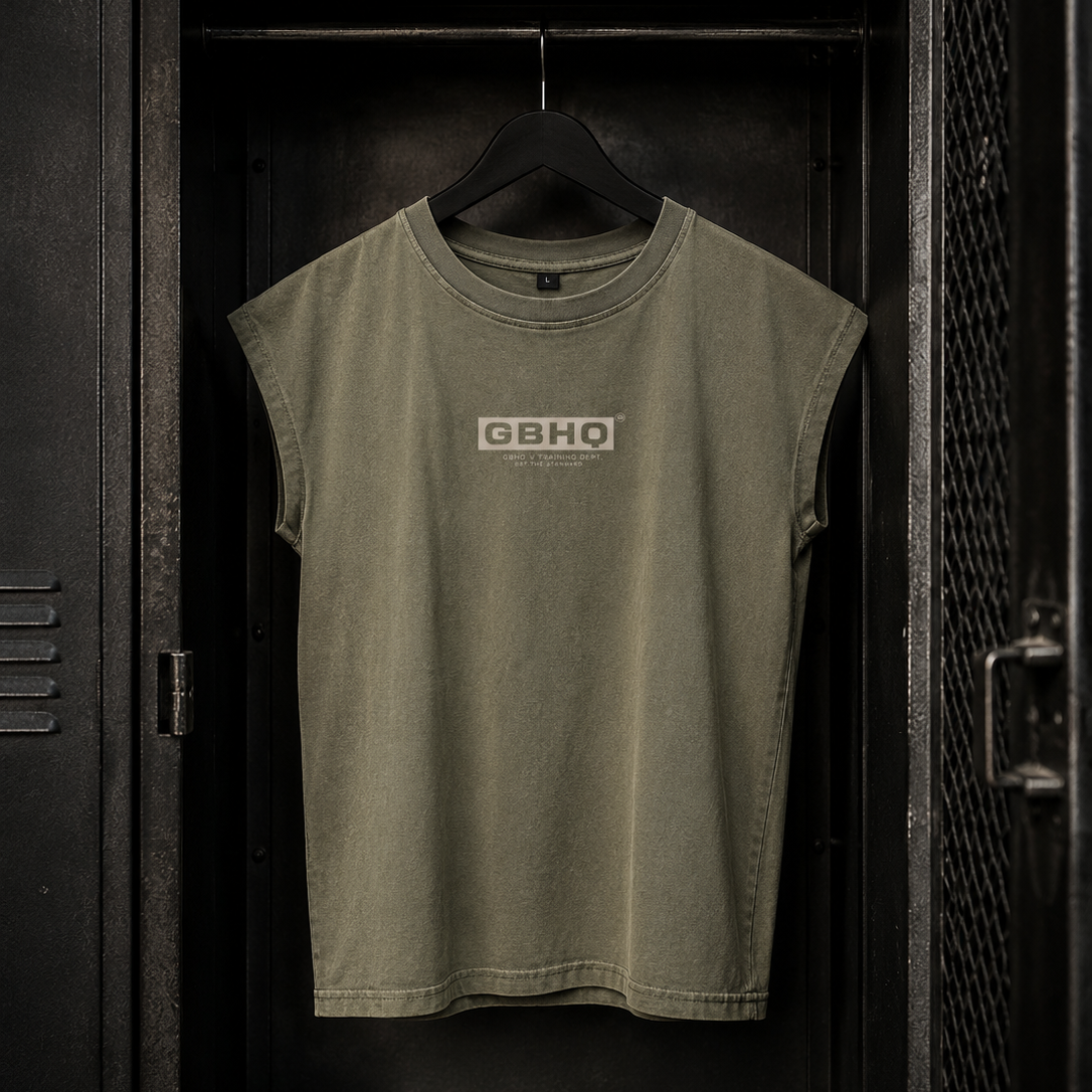 Vintage Series \ Sleeveles Vest Khaki