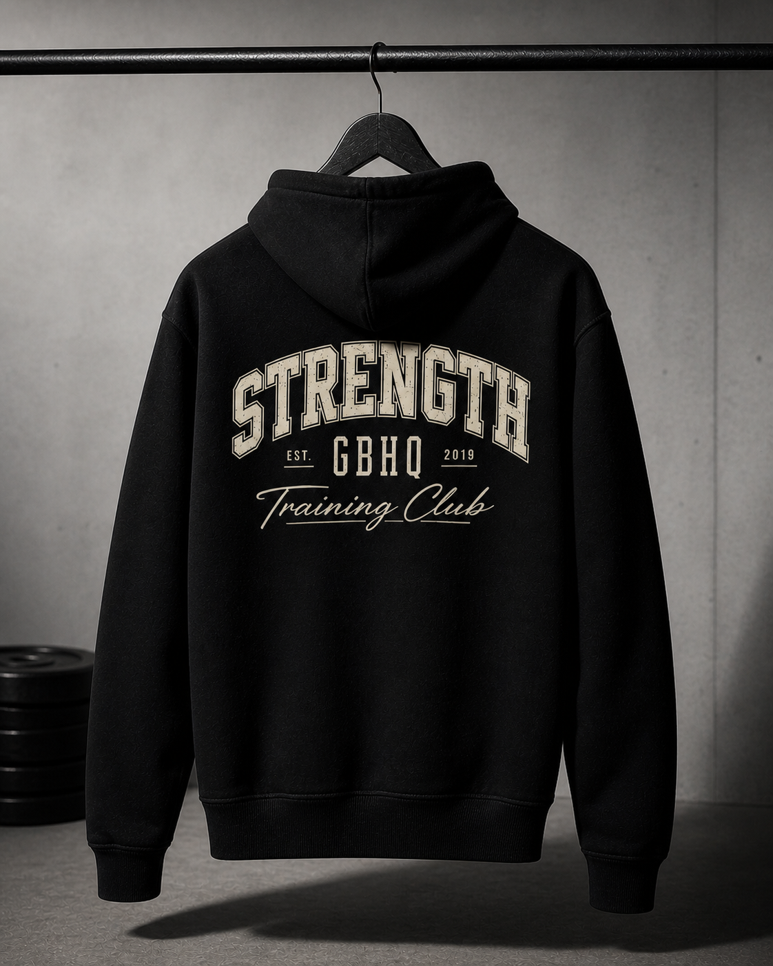 Strength Training Hoodie - Black