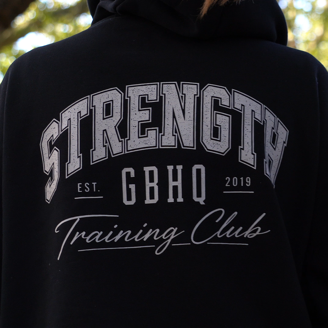 Strength Training Hoodie - Black