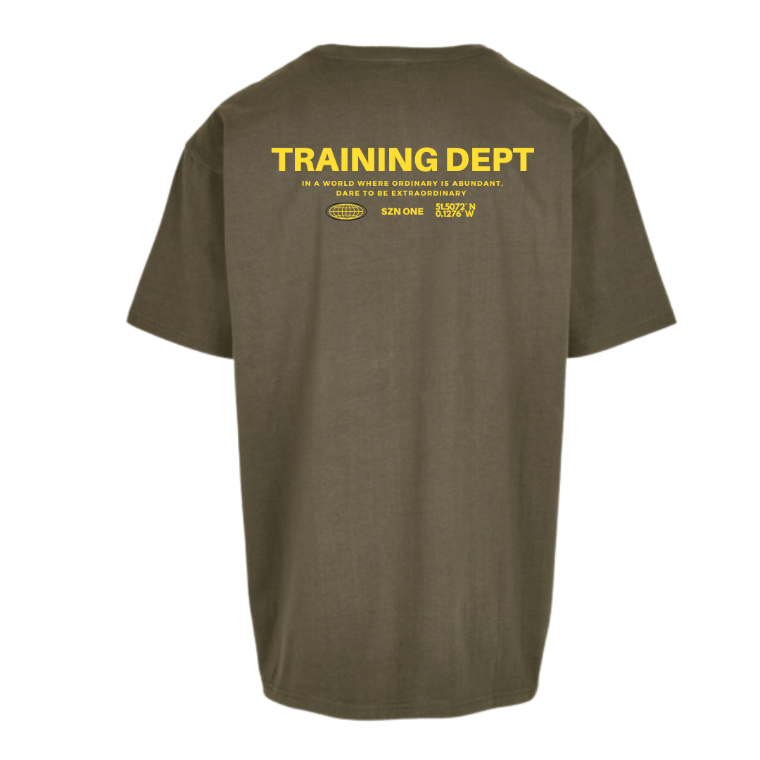 [ Training Dept ] SZN ONE - Oversized T (Olive)