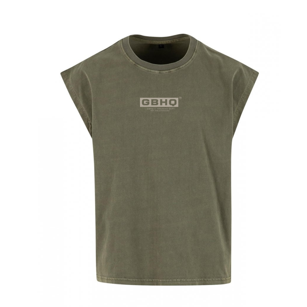Vintage Series \ Sleeveles Vest Khaki