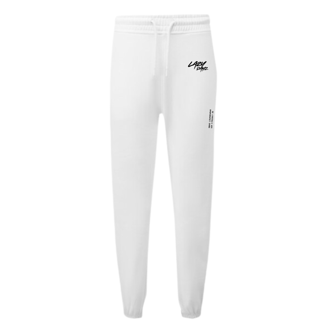 Lazy Dayz Joggers - White