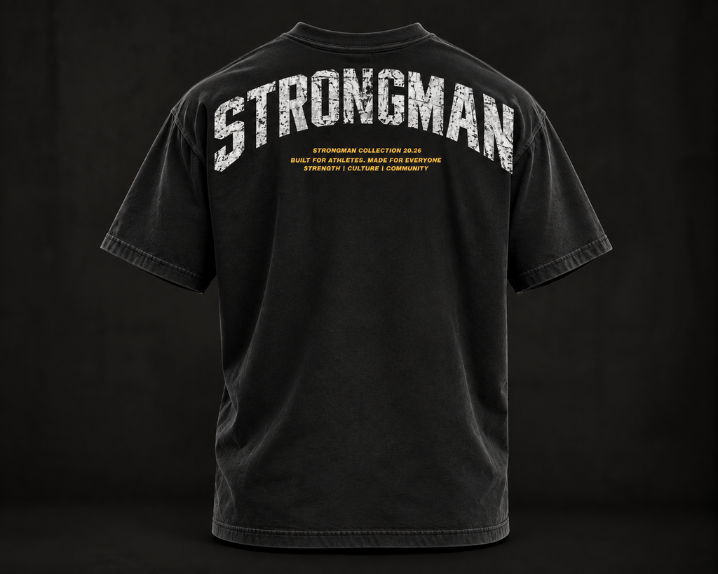 Strongman Oversized T 'arc' - Black
