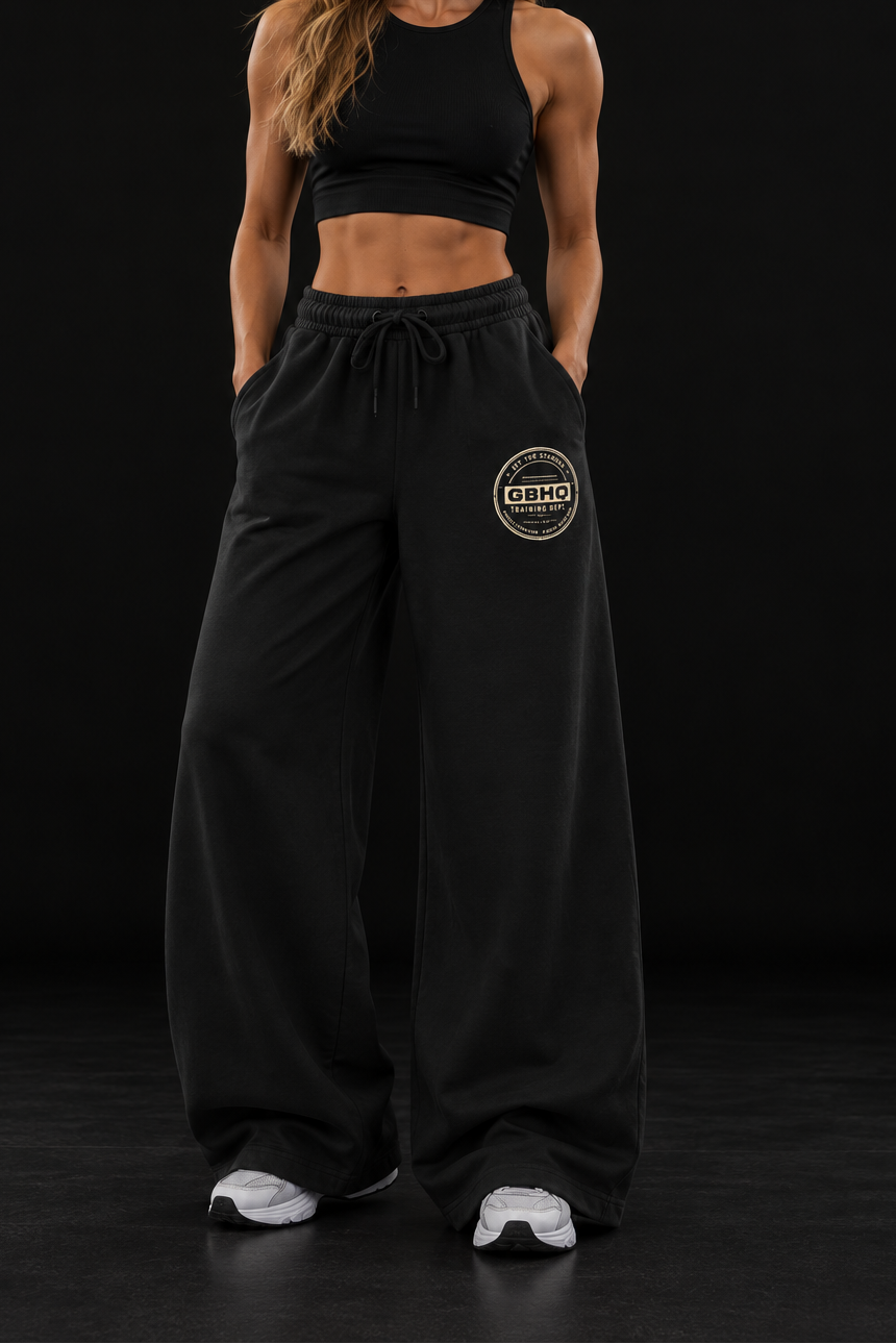 Women's 'Flared' Joggers - Black