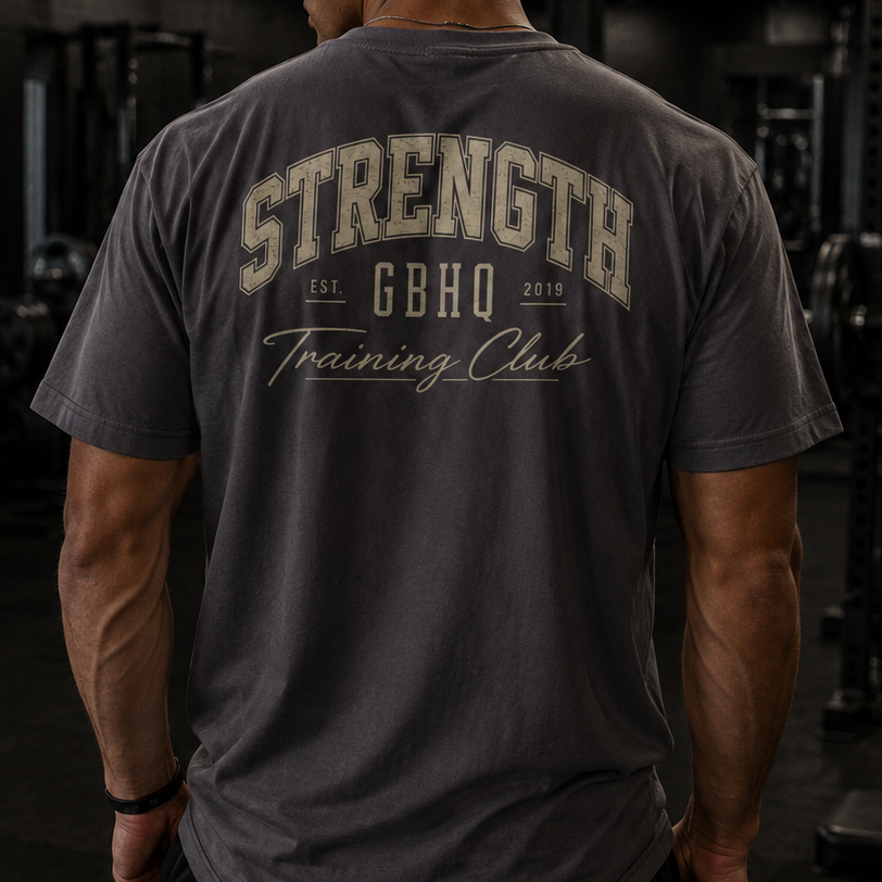 Strength Training T-Shirt : Carbon