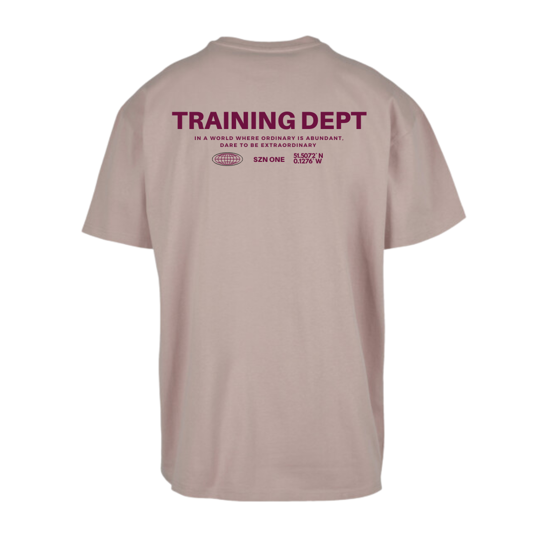 [ Training Dept ] SZN ONE - Oversized T (Dusty Pink)
