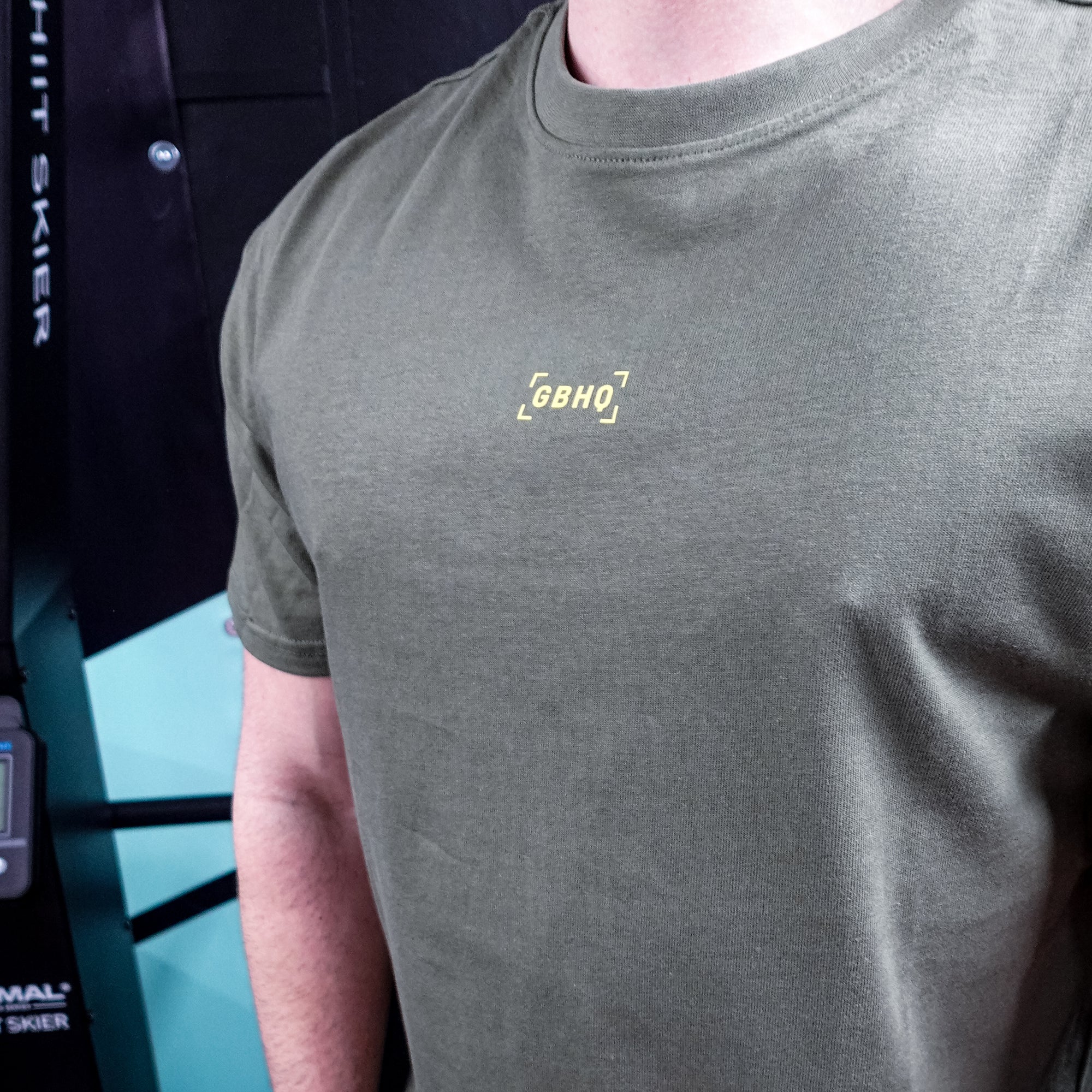 [S2] Lifting Club Oversized T - Olive Green