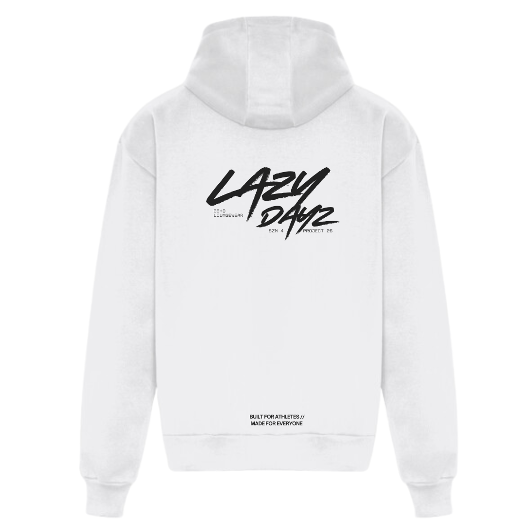 Lazy Dayz Hoodie - White