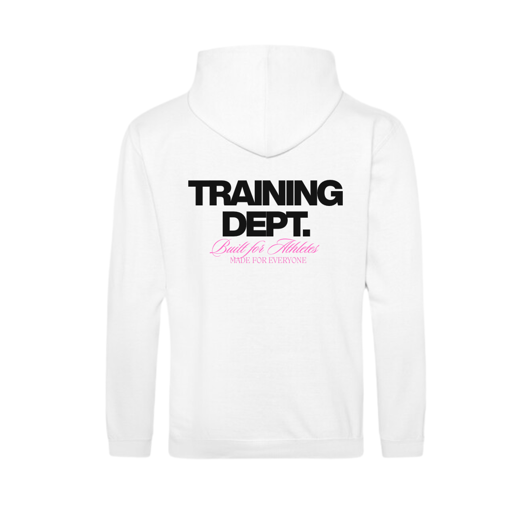[SZN3] Training Dept. Hoodie [White/Pink]