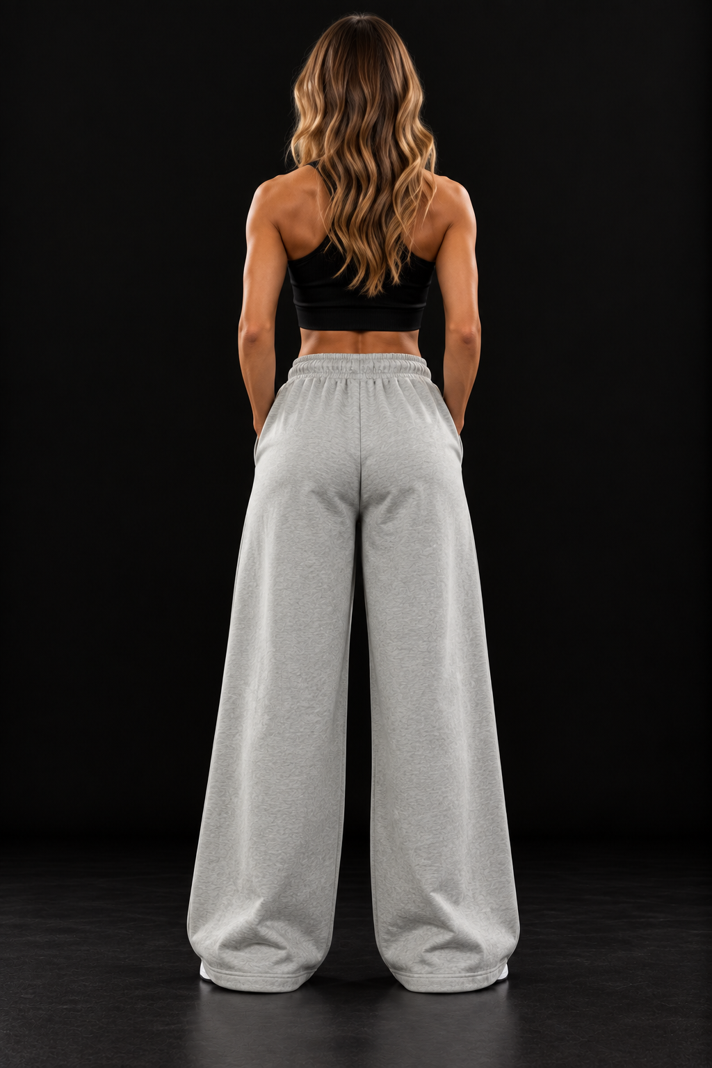 Women's 'Flared' Joggers - Grey