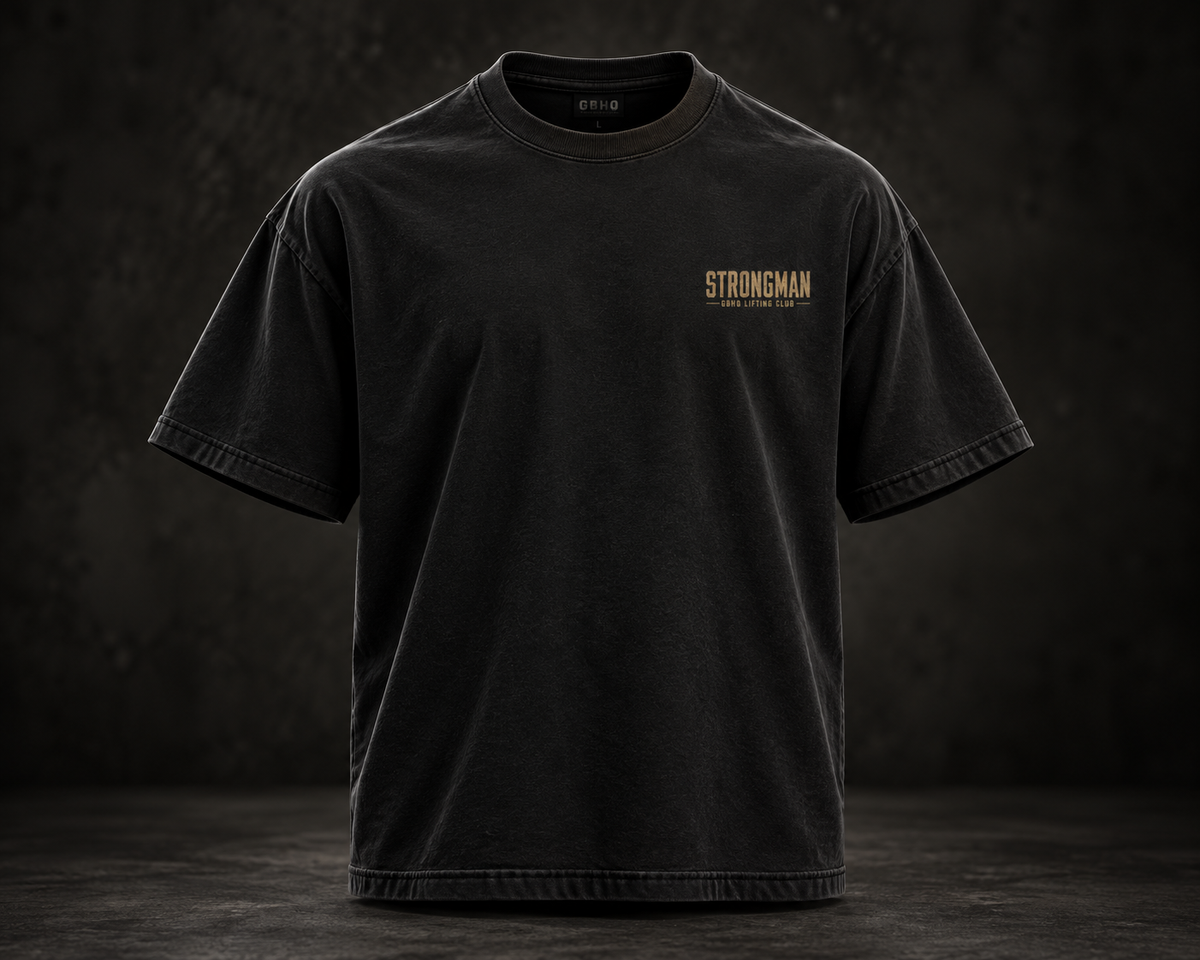 Strongman Oversized T - Black