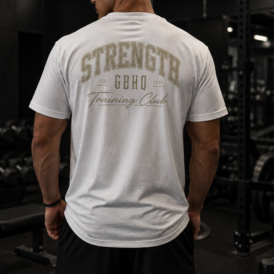 Strength Training T-Shirt : White