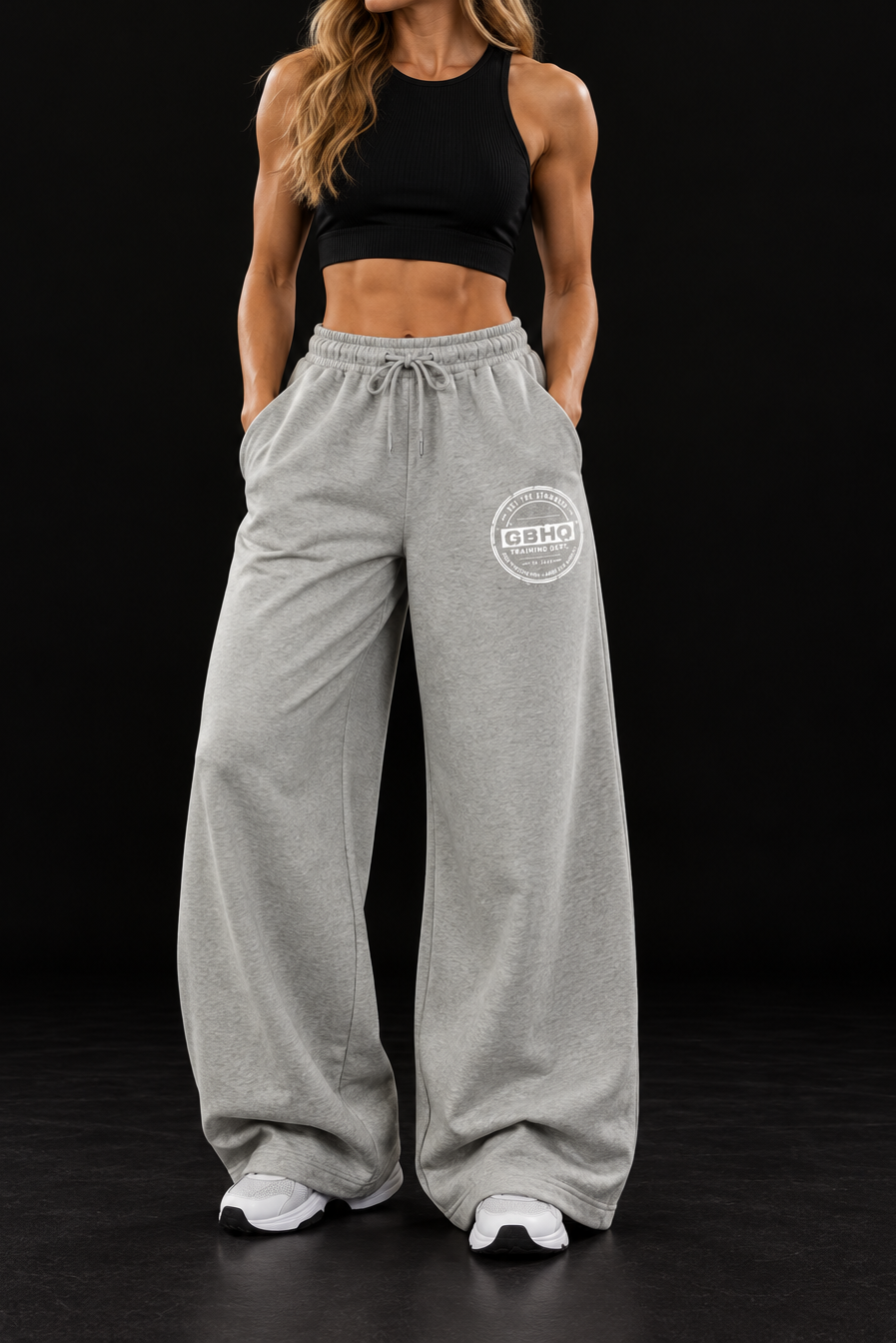 Women's 'Flared' Joggers - Grey
