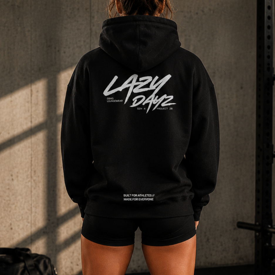 Lazy Dayz Hoodie - Black