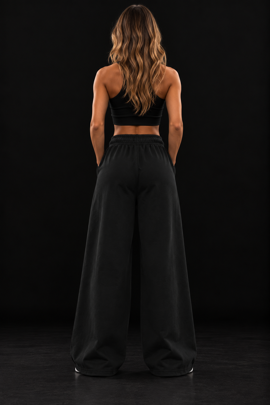 Women's 'Flared' Joggers - Black