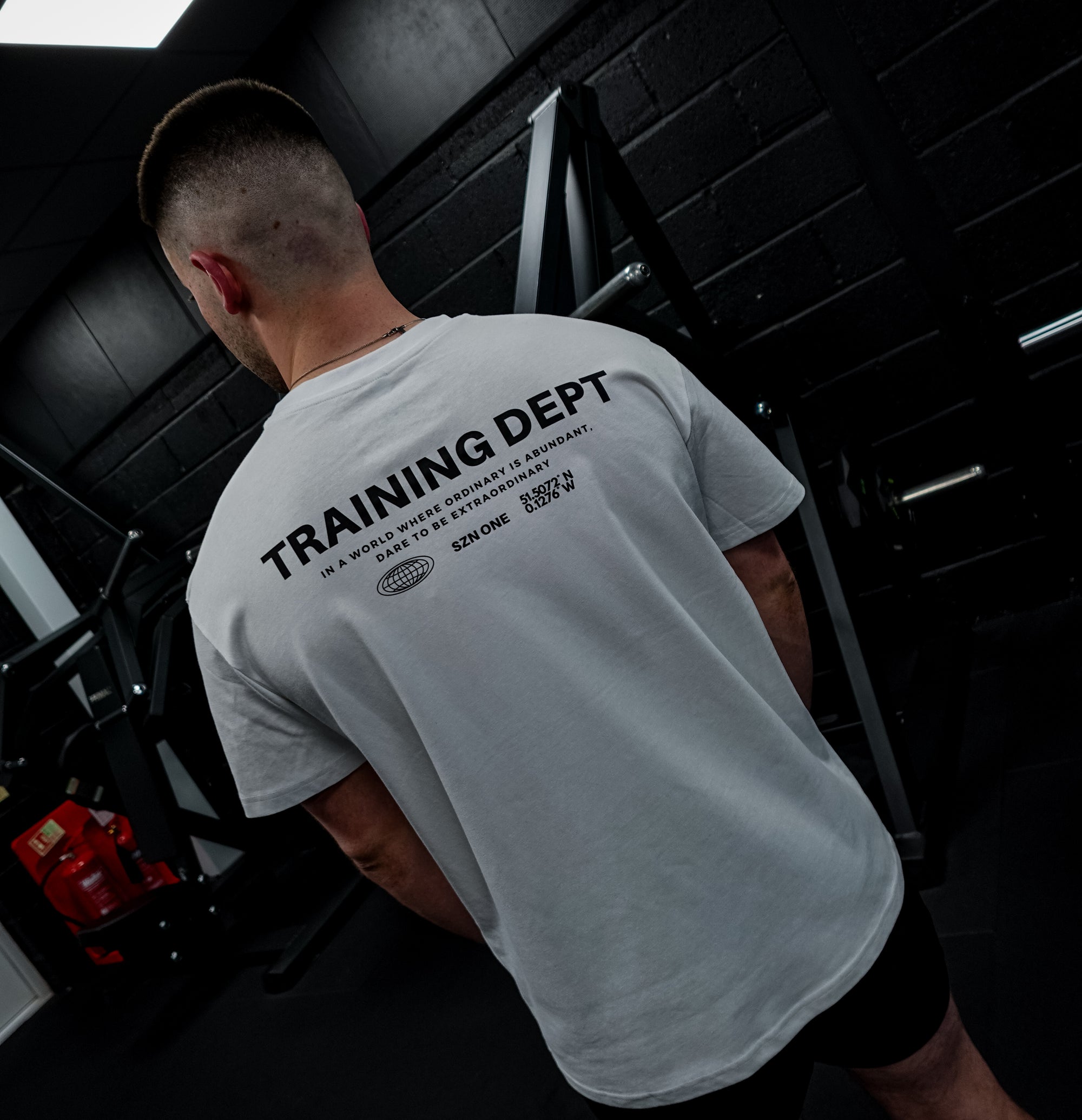 [ Training Dept ] SZN ONE - Oversized T (White)