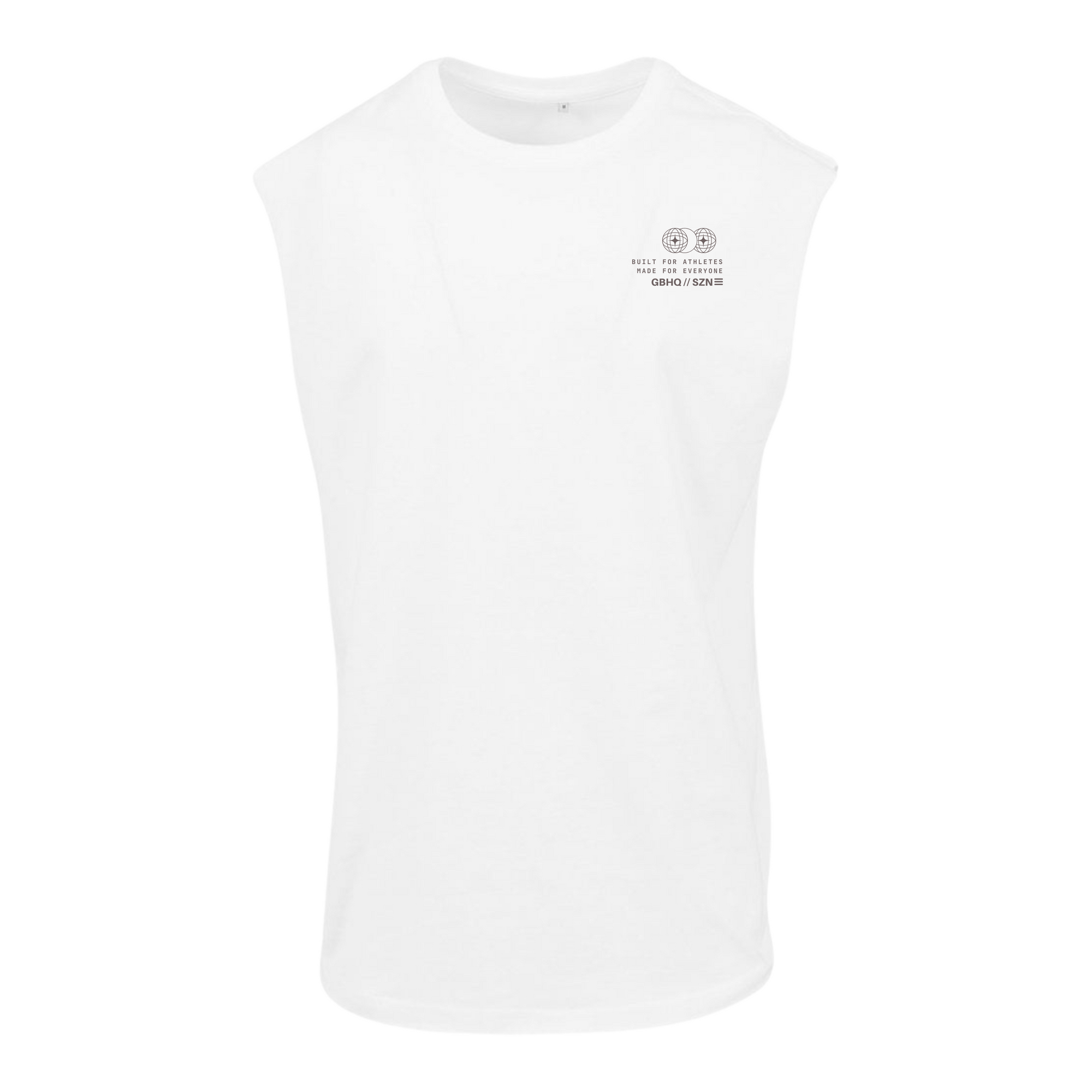SZN 3 // SLEEVELESS TEE [WHITE]