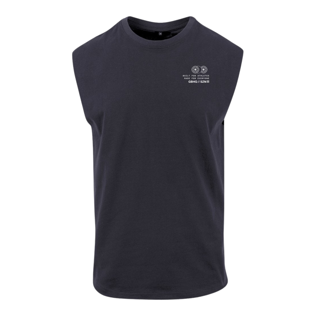 SZN 3 // SLEEVELESS TEE [NAVY]